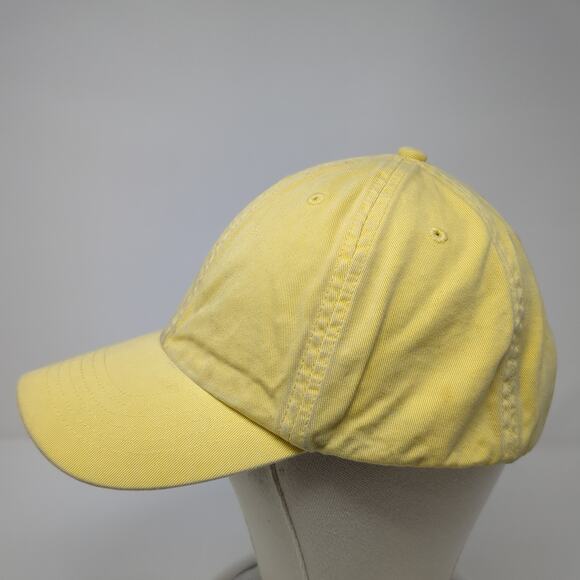 Gap Slideback Baseball Cap Yellow L Adjustable Lightweight Vented Holes 6 Panel - Picture 3 of 9